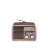 Rádio / Coluna Vintage Kooltech Pop Castanho 19X15X10cm Rádio / Coluna Vintage Kooltech Pop Castanho 19X15X10cm