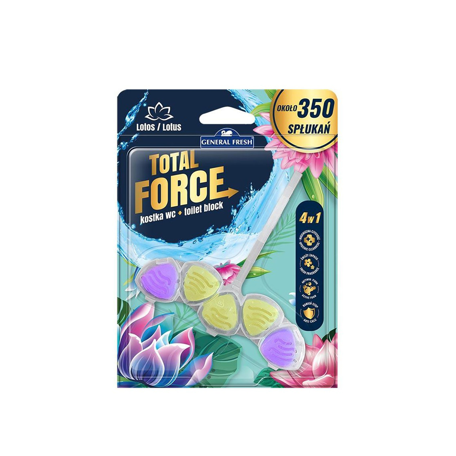 Bloco Sanitário Total Force Lótus 40gr