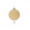 Bola Natal Veludo 10CM