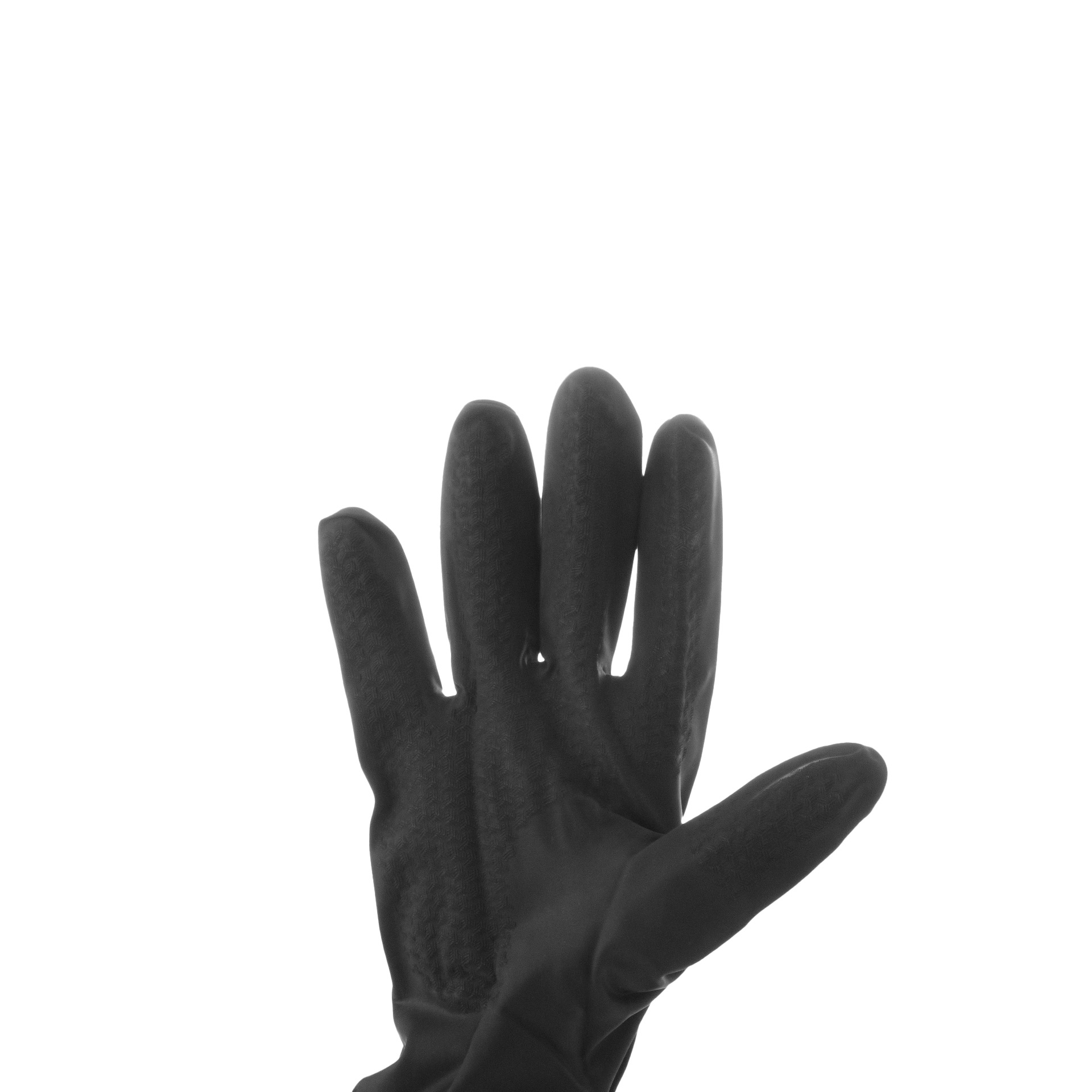 Luva Látex Industrial Preto L