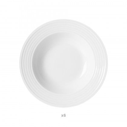 Servio Mesa Porcelana Branco 18 Peas
