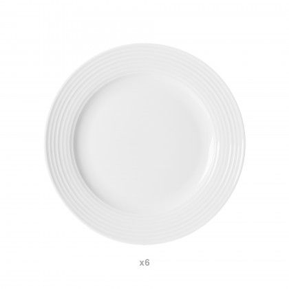 Servio Mesa Porcelana Branco 18 Peas