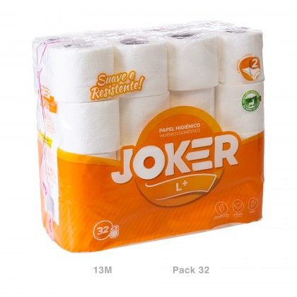 Rolo Papel Higinico Domstico L+ 13m Pack 32