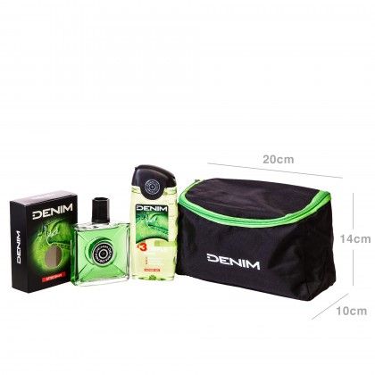 After Shave 100ml + Gel Banho 250ml + Bolsa Denim Musk 20X10X14cm After Shave 100ml + Gel Banho 250ml + Bolsa Denim Musk 20X10X14cm