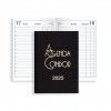 Agenda Diria 2025 Mini Condor Preto 10X16cm