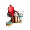 Conjunto Barbear Cadeira Barbeiro Mentol / Cedro Conjunto Barbear Cadeira Barbeiro Mentol / Cedro