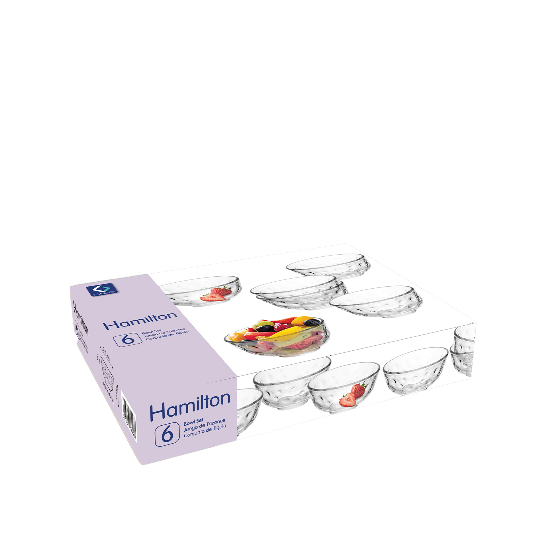 Saladeira Hamilton Redonda 160ml 9.2X4.7cm Pack 6