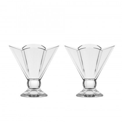 Taa Sobremesa Vidro Ice 180ml 12X12cm Pack 2