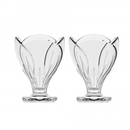 Taa Sobremesa Vidro Diamond 260ml 9.5X12cm Pack 2