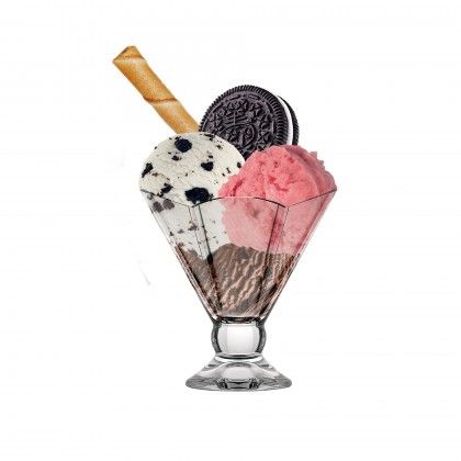 Taa Sobremesa Vidro Ice 180ml 12X12cm Pack 2