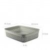 Cesto Organizativo Drop 2200ml 24.5X19.5X6.5cm