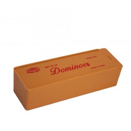 Jogo Domin� com 28 Pe�as Grande 5.1X2.6X1.1cm
