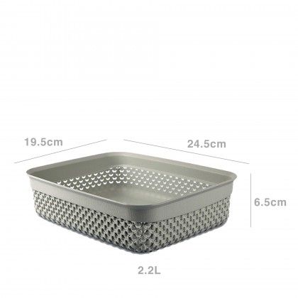 Cesto Organizativo Drop 2200ml 24.5X19.5X6.5cm