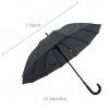Guarda-Chuva Huron Pontos 12 Varetas 118cm