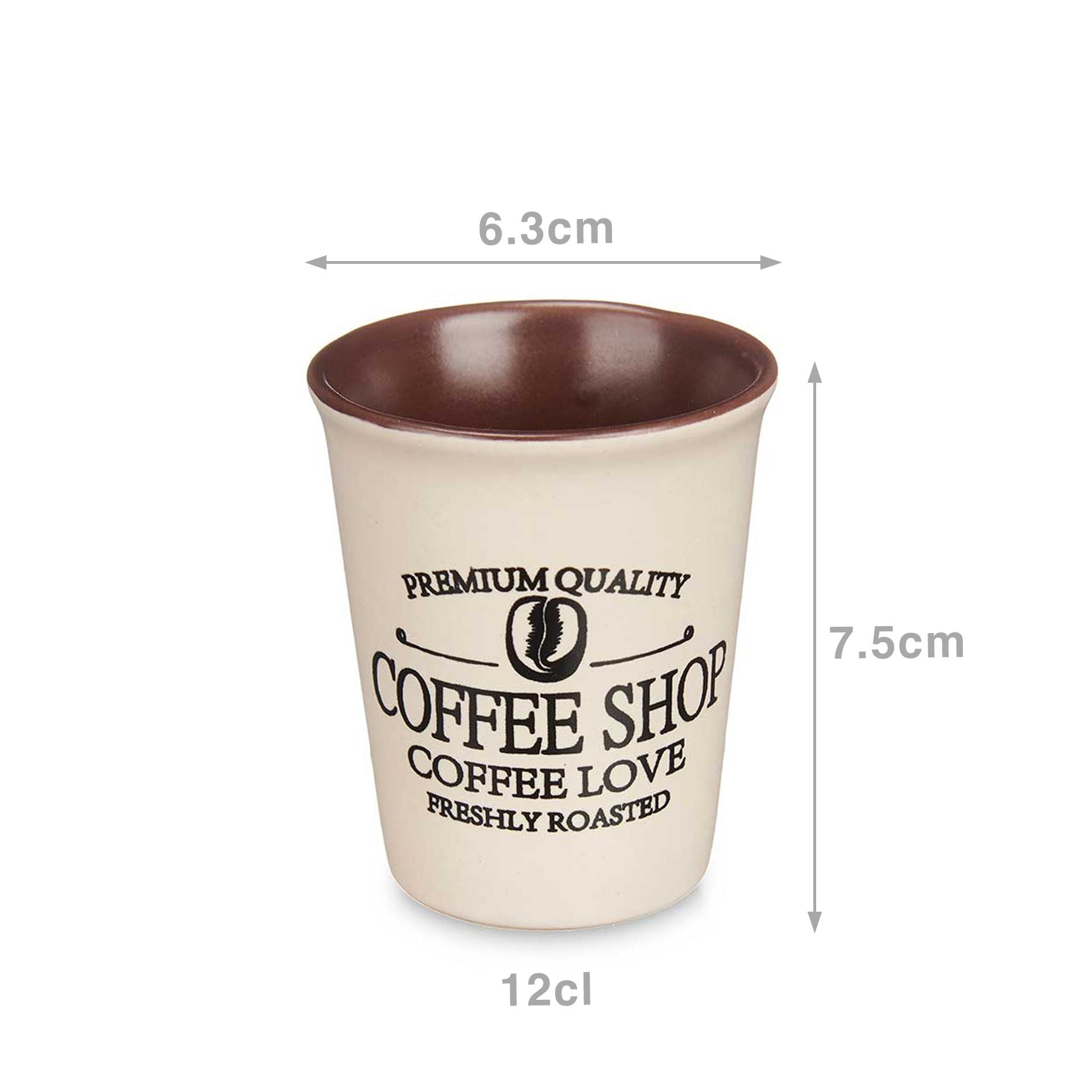 Copo Café Cerâmica 120ml