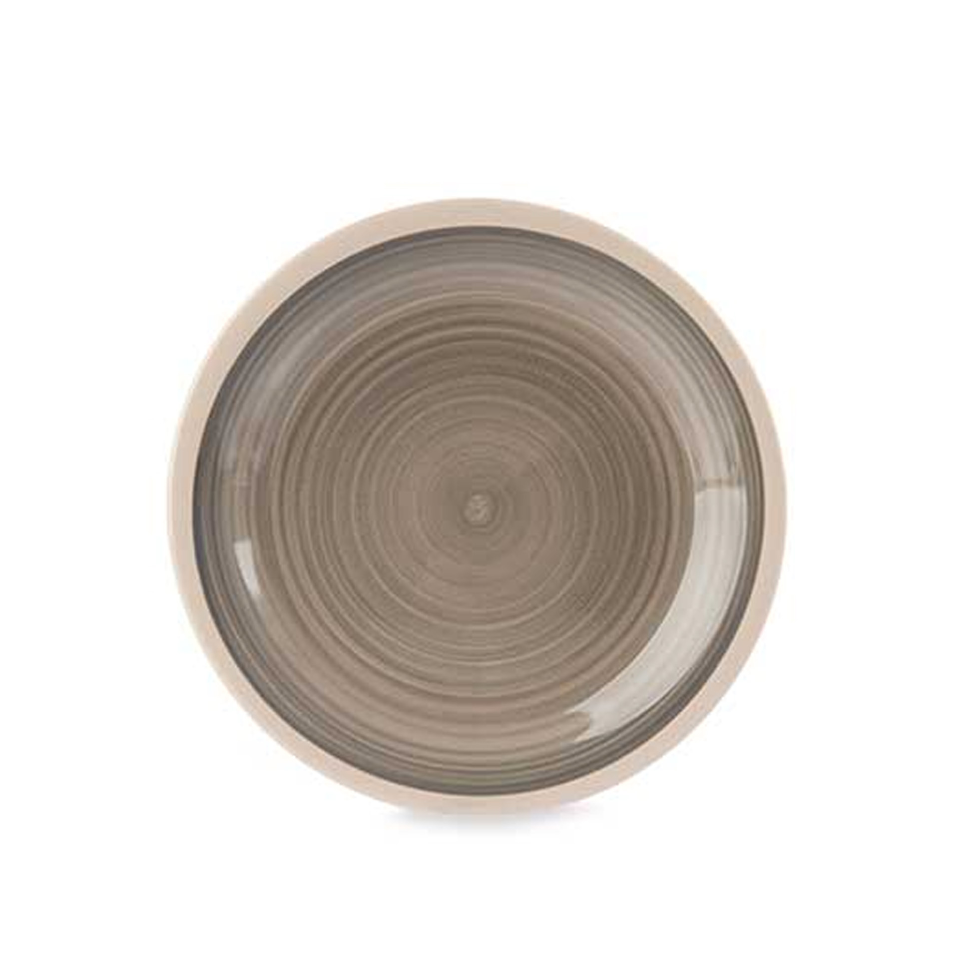 Prato Grés Sobremesa Cinzento 19cm Pack 6