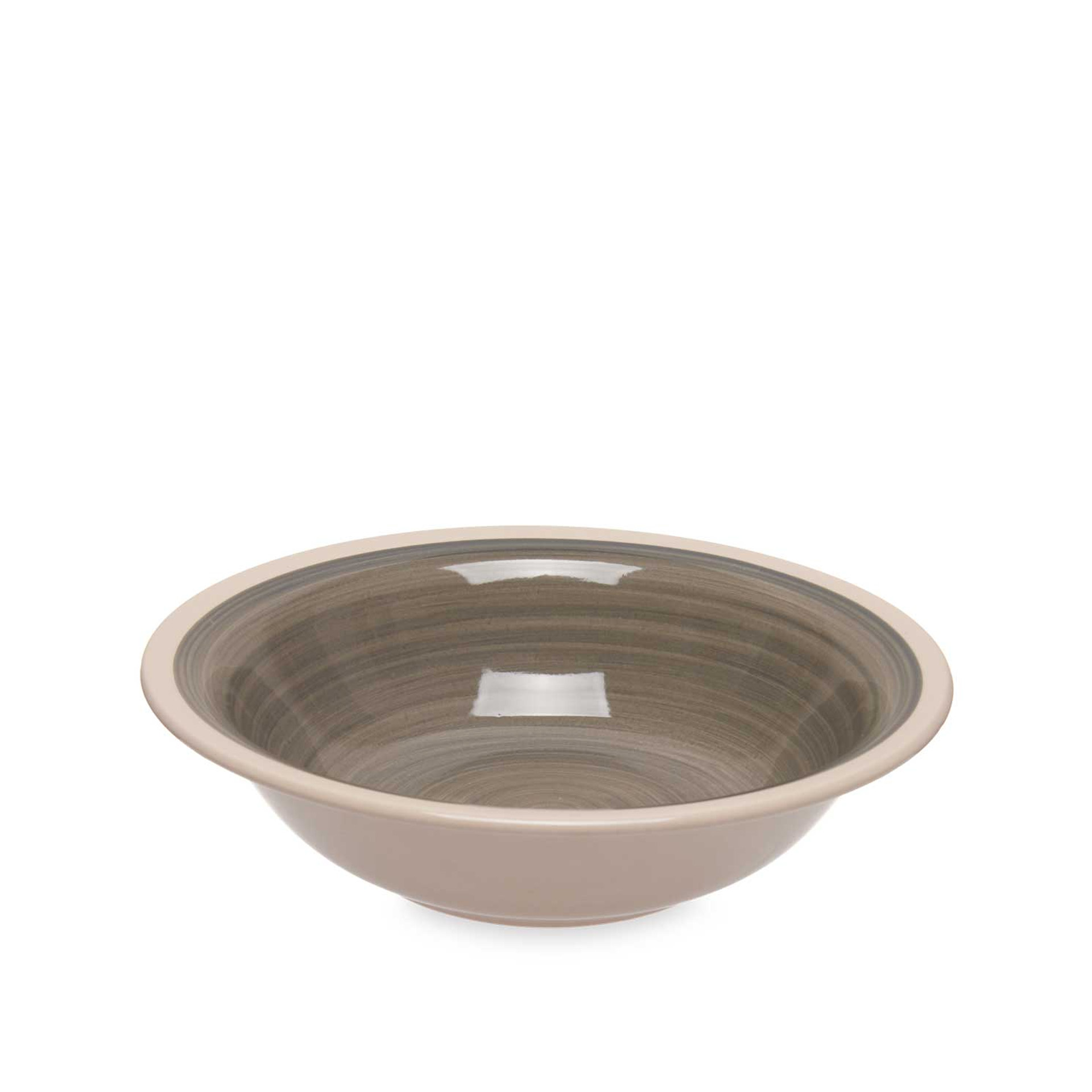 Prato Grés Sopa Cinzento 21cm Pack 6