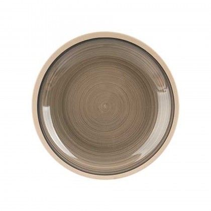 Prato Grs Raso Cinzento 26.5cm Pack 6