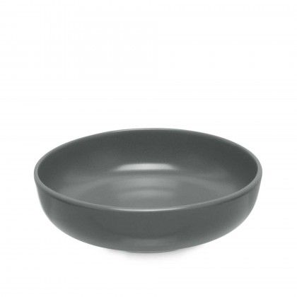 Prato Grs Sopa Cinzento Escuro 18cm Pack 6