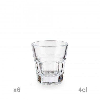 Copo Shot Vidro 40ml Pack 6