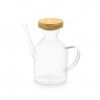 Galheteiro Rolha Bambu 600ml 16.5cm