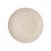 Prato Gravado Mesa Redondo Cinzento 27X3cm Pack 6