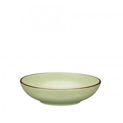 Prato Cermica Sopa Redondo Verde 20cm Pack 6
