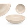 Prato Cer�mica Sopa Redondo Creme 20cm Pack 6