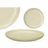 Prato Cermica Sobremesa Redondo Verde Claro 20cm Pack 6