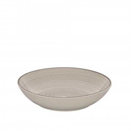 Prato Espiral Sopa Redondo Cinzento 21X5cm Pack 6