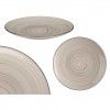 Prato Espiral Sobremesa Redondo Cinzento 19X2cm Pack 6 Prato Espiral Sobremesa Redondo Cinzento 19X2cm Pack 6