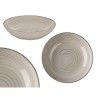 Prato Espiral Sopa Redondo Cinzento 21X5cm Pack 6