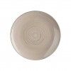 Prato Espiral Raso Redondo Cinzento 27X3cm Pack 6