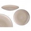 Prato Espiral Raso Redondo Cinzento 27X3cm Pack 6