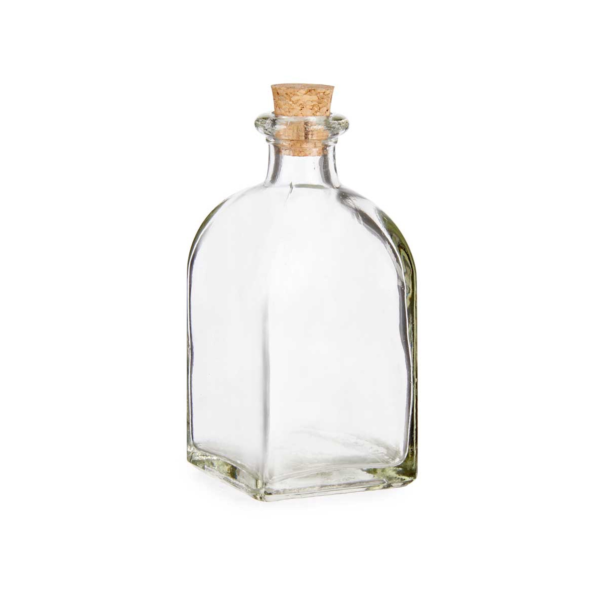 Frasco Vidro Tampa Cortiça 125ml 5X10cm