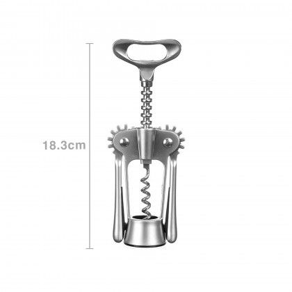 Saca-Rolhas Cromado 18.3cm