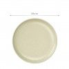 Prato Cermica Raso Redondo Verde Claro 26cm Pack 6