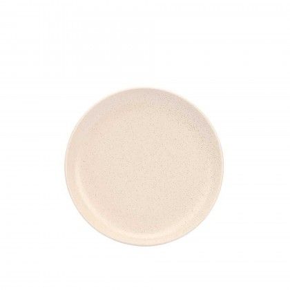 Prato Cer�mica Raso Redondo Creme 26cm Pack 6