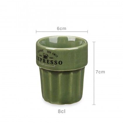 Copo Caf� Expresso Cor Sortida 80ml 6X7cm