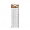Feltro Adesivo Quadrado Branco 28X28X3mm Pack 24