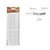 Feltro Adesivo Quadrado Branco 28X28X3mm Pack 24