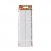 Feltro Adesivo Quadrado Branco 40X40X3mm Pack 12