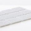 Feltro Adesivo Quadrado Branco 40X40X3mm Pack 12