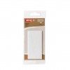 Feltro Adesivo Retangular Branco 50X100X2.5mm