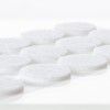 Feltro Adesivo Redondo Branco 35X2.5mm Pack 4