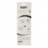 Feltro Adesivo Quadrado Branco 20X20X2.5mm Pack 10