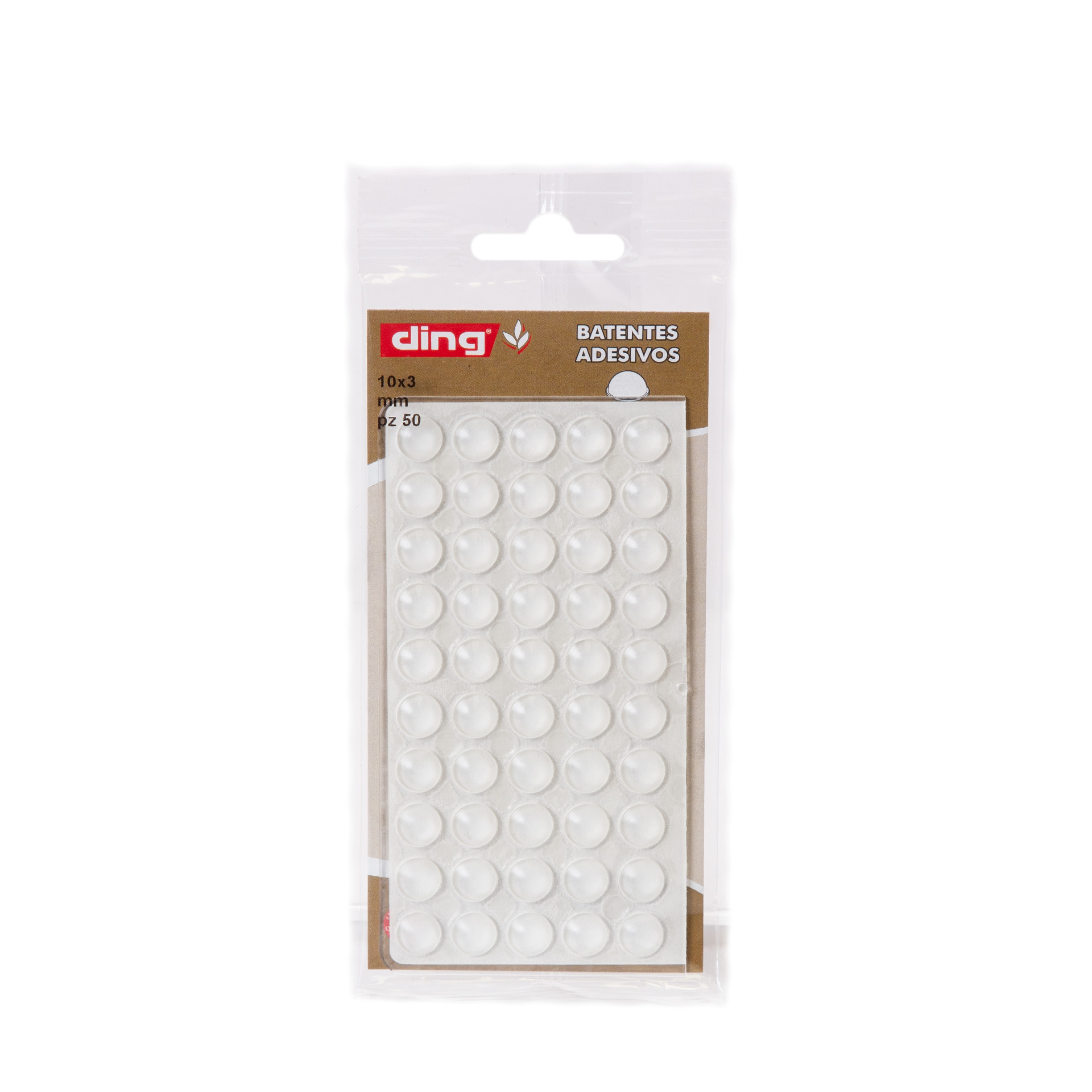 Feltro Adesivo Amortecedor Anti-Choque 10X3mm Pack 50