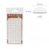 Feltro Adesivo Amortecedor Anti-Choque 10X3mm Pack 50