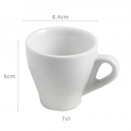 Chvena Caf Cnica Porcelana 7cl 6.4X6cm