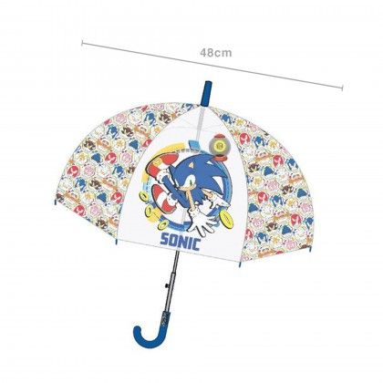 Guarda-Chuva Criana Plstico Sonic 48cm